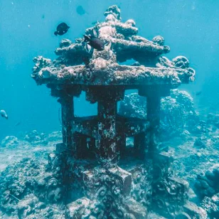 Diving site on Amed Bali